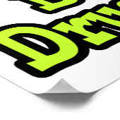 明るい目のハート私は薬物を使用しない ポスター (角)