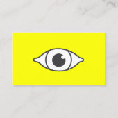 明るい目のフォトメトリックリスト&アイ気にビジネスカード 名刺 (正面)