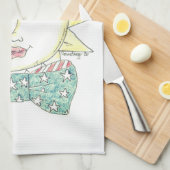 明るい目の太陽 – キッチンタオル (四つ折り)