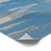 明るい目の幅絵画広 ポスター (角)