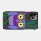 明るい目フクロウ Case-Mate iPhoneケース (裏面(横))