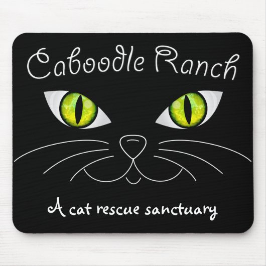 「明るい目」の暗いマウスパッド マウスパッド (正面)