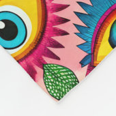 明るい目 フリースブランケット (角)