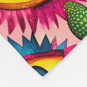 明るい目 フリースブランケット (角)