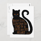 明るい目 ポストカード (正面/裏面)