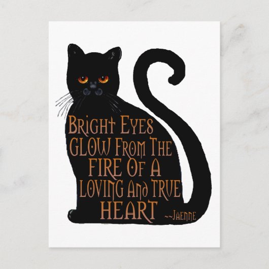 明るい目 ポストカード (正面)