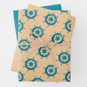 明るい真のオレンジ無地の色 ラッピングペーパーシート (インサイチュ)