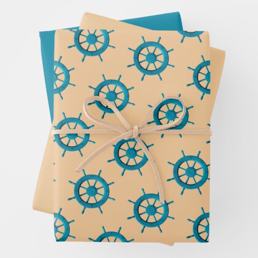 明るい真のオレンジ無地の色 ラッピングペーパーシート (インサイチュ)