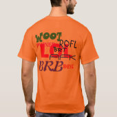 明るい着色されたワイシャツ(布の装甲) - Statsの… Tシャツ (裏面)