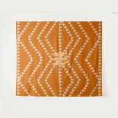 明るい矢印パターンモノグラム タペストリー (正面(横))