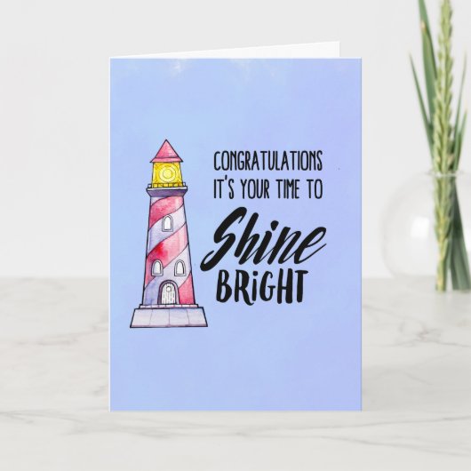 明るい祝辞を述べる時が来た カード (正面)