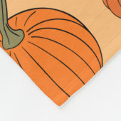 明るい秋のヴィンテージの継ぎ目なし背景  フリースブランケット (角)