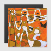 明るい秋の円：抽象芸術パターン。 (正面/裏面)