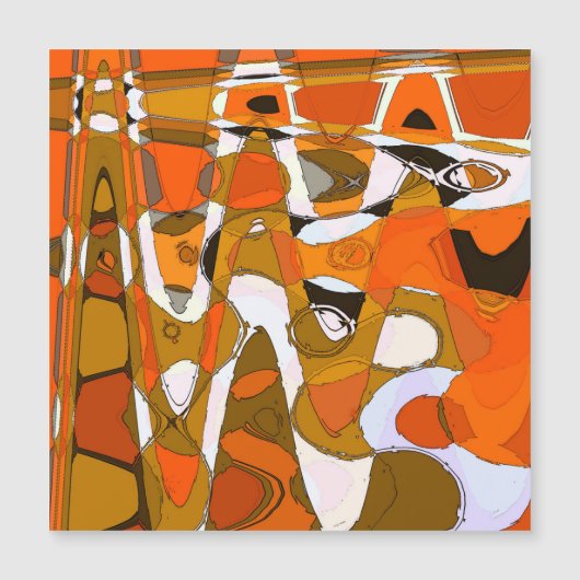 明るい秋の円：抽象芸術パターン。 (正面)