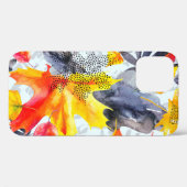明るい秋の抽象芸術秋の継ぎ目のない模様 Case-Mate iPhoneケース (裏面 (横))
