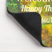 明るい秋の水色 マウスパッド (コーナー)