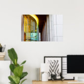 明るい窓 ポスター (ホームオフィス)