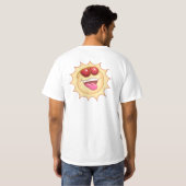 明るい笑顔のサンシャツ Tシャツ (裏面フル)