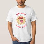 明るい笑顔のサンシャツ Tシャツ (正面)