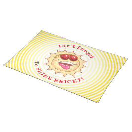 明るい笑顔の日差し ランチョンマット