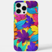 明るい紅葉のパターン(温黄色) Case-Mate iPhoneケース (裏面)