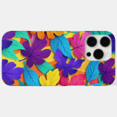 明るい紅葉のパターン(温黄色) Case-Mate iPhoneケース (裏面 (横))