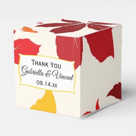 明るい紅葉結婚ズ フェイバーボックス (正面サイド)