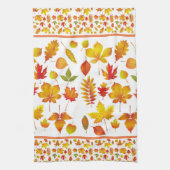 明るい紅葉 キッチンタオル (縦)