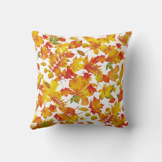 明るい紅葉 クッション (裏面)