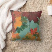 明るい紅葉 クッション (ブランケット)