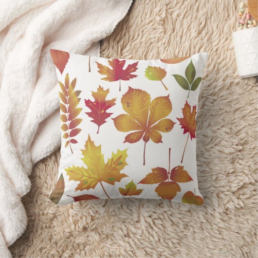 明るい紅葉 クッション (ブランケット)