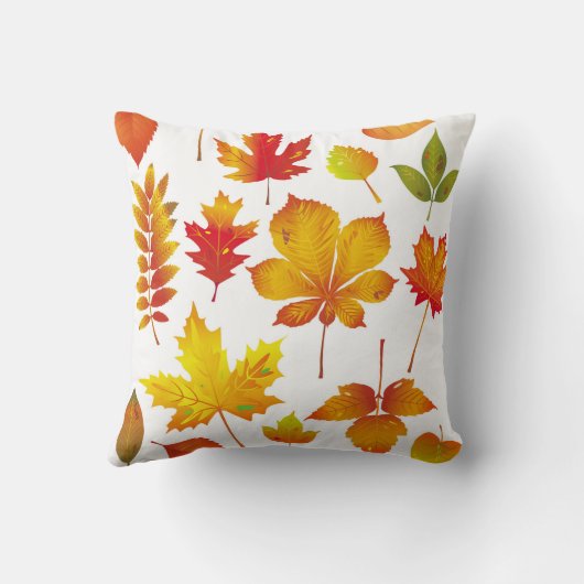 明るい紅葉 クッション (裏面)