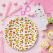 明るい紅葉 ペーパープレート (パーティー)