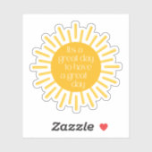 明るい素晴らし陽性だ シール (シート)