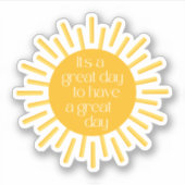 明るい素晴らし陽性だ シール (正面)