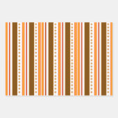 明るい素朴スタイルパターンプリントラッピング紙 ラッピングペーパーシート (正面)