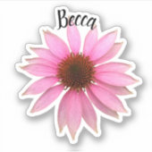 明るい紫色のコンフォロパーソナライズされたア シール (正面)