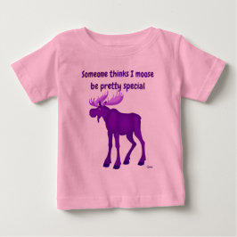 明るい紫色のムース – Tutuボディスーツ ベビーTシャツ