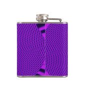 明るい紫色のモダンなデザイン フラスク (裏面)