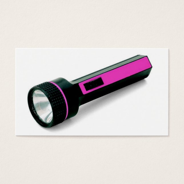 明るい紫色の懐中電灯 (正面)