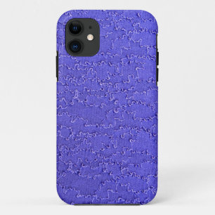 明るい紫色の生地 iPhone 11 ケース