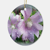 明るい紫 セラミックオーナメント (左)