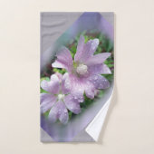 明るい紫 バスタオルセット (ハンドタオル)