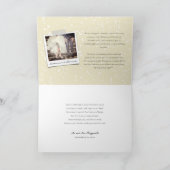 明るい結婚した休日の結婚発表 シーズンカード (内部)