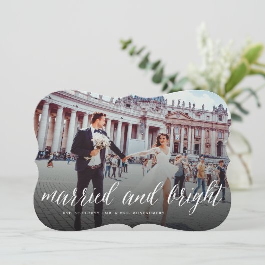 明るい結婚した休日の結婚発表 シーズンカード (スタンド正面)