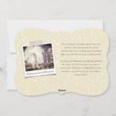 明るい結婚した休日の結婚発表 シーズンカード (裏面)