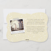 明るい結婚した休日の結婚発表 シーズンカード (裏面)