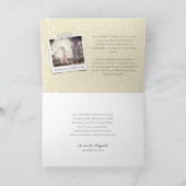 明るい結婚した休日の結婚発表 シーズンカード (内部)