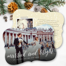 明るい結婚した休日の結婚発表