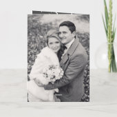 明るい結婚した休日の結婚発表 シーズンカード (裏面)